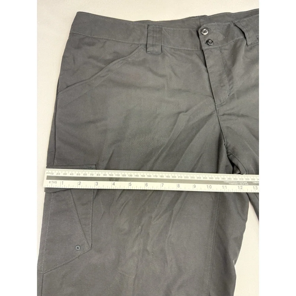 Columbia Womens Omni Shade Hiking‎ Pants Size 14 Black Outdoor Cargo
